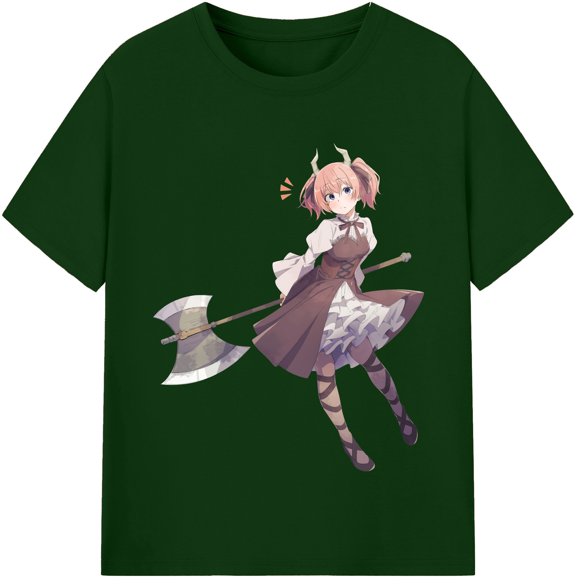 （画像用） 葬送のフリーレン Frieren 綿100％半袖Tシャツ（フロントプリント）